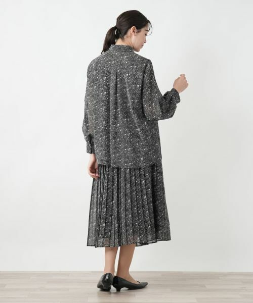 Leilian PLUS HOUSE / レリアンプラスハウス シャツ・ブラウス | ドットボウタイブラウス【BOURGE】 | 詳細3