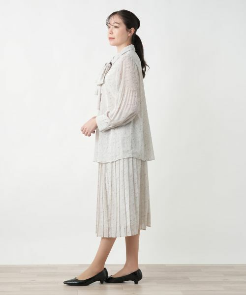 Leilian PLUS HOUSE / レリアンプラスハウス シャツ・ブラウス | ドットボウタイブラウス【BOURGE】 | 詳細5