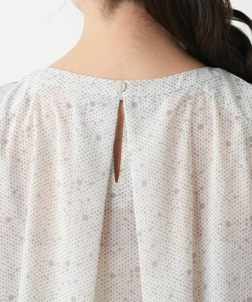 Leilian PLUS HOUSE / レリアンプラスハウス シャツ・ブラウス | 【店舗人気】レースドットブラウス【BOURGE】 | 詳細11