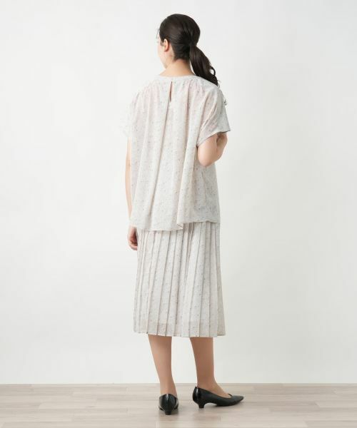 Leilian PLUS HOUSE / レリアンプラスハウス シャツ・ブラウス | 【店舗人気】レースドットブラウス【BOURGE】 | 詳細6