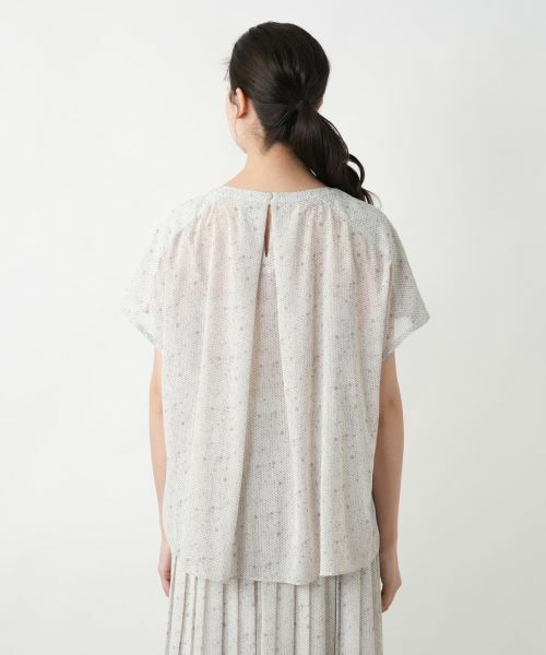 Leilian PLUS HOUSE / レリアンプラスハウス シャツ・ブラウス | 【店舗人気】レースドットブラウス【BOURGE】 | 詳細9