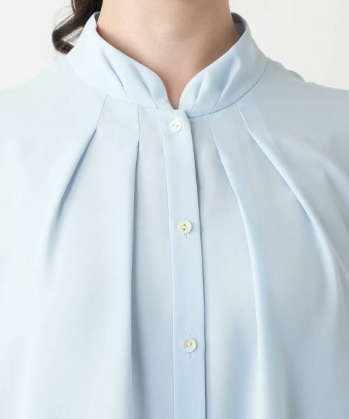 Leilian PLUS HOUSE / レリアンプラスハウス シャツ・ブラウス | スタンドカラーブラウス【BOURGE】 | 詳細10