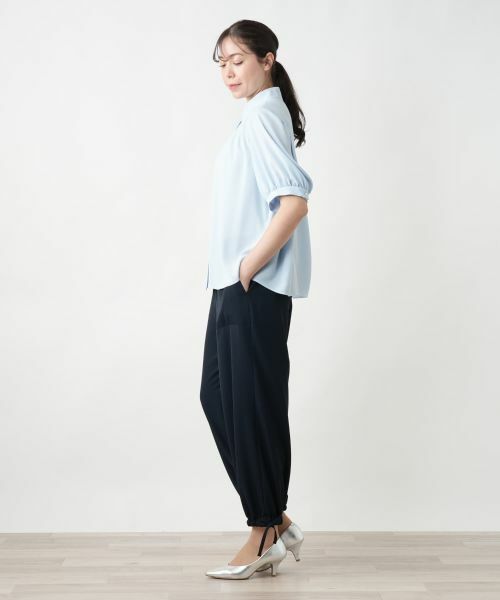 Leilian PLUS HOUSE / レリアンプラスハウス シャツ・ブラウス | スタンドカラーブラウス【BOURGE】 | 詳細5