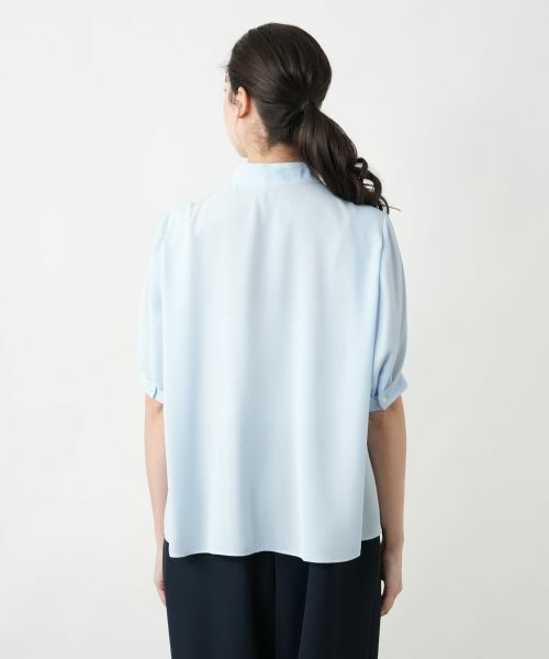Leilian PLUS HOUSE / レリアンプラスハウス シャツ・ブラウス | スタンドカラーブラウス【BOURGE】 | 詳細9