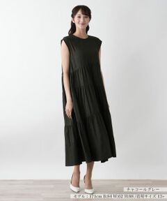 【新品】グレーハイウェストドレス JILL STUART ジルスチュアート バイカラーレースドレス グレー/S
