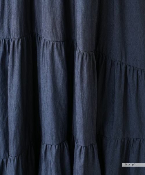 Leilian PLUS HOUSE / レリアンプラスハウス ドレス | ノースリーブティアードワンピース【NEMIKA】 | 詳細14