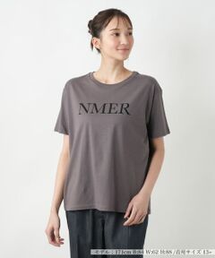 Leilian PLUS HOUSE / レリアンプラスハウス Tシャツ | ロゴプリントTシャツ【NEMIKA】