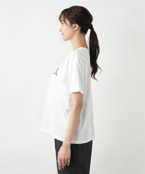 Leilian PLUS HOUSE / レリアンプラスハウス Tシャツ | ロゴプリントTシャツ【NEMIKA】 | 詳細11