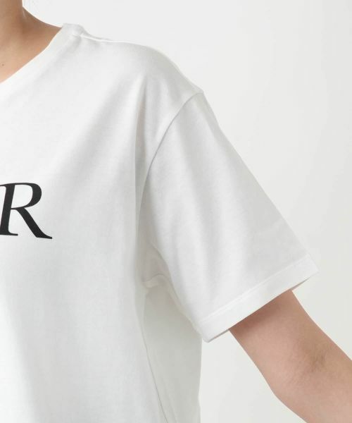 Leilian PLUS HOUSE / レリアンプラスハウス Tシャツ | ロゴプリントTシャツ【NEMIKA】 | 詳細15