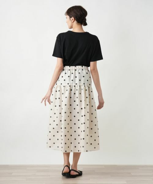 Leilian PLUS HOUSE / レリアンプラスハウス Tシャツ | ロゴプリントTシャツ【NEMIKA】 | 詳細3