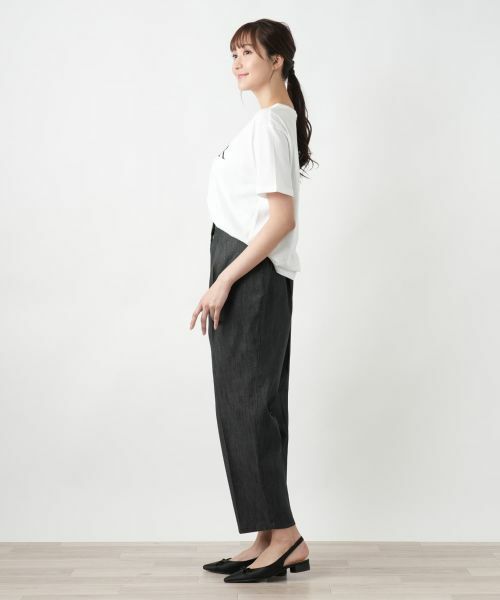 Leilian PLUS HOUSE / レリアンプラスハウス Tシャツ | ロゴプリントTシャツ【NEMIKA】 | 詳細8