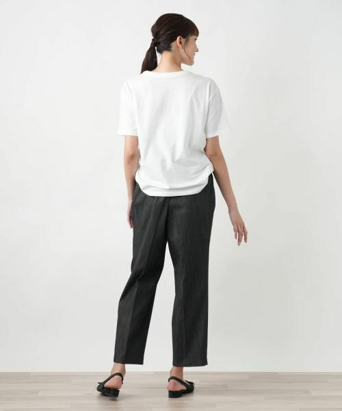 Leilian PLUS HOUSE / レリアンプラスハウス Tシャツ | ロゴプリントTシャツ【NEMIKA】 | 詳細9