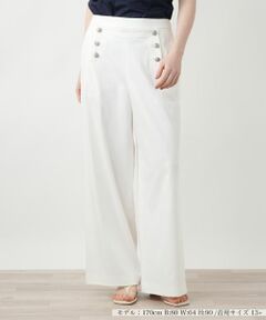 Leilian PLUS HOUSE / レリアンプラスハウス その他パンツ | 【店舗人気】マリンワイドパンツ【NEMIKA】