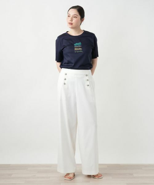 Leilian PLUS HOUSE / レリアンプラスハウス その他パンツ | 【店舗人気】マリンワイドパンツ【NEMIKA】 | 詳細1