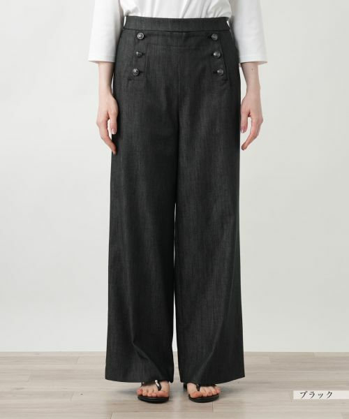 Leilian PLUS HOUSE / レリアンプラスハウス その他パンツ | 【店舗人気】マリンワイドパンツ【NEMIKA】 | 詳細13