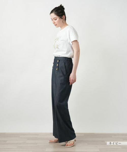 Leilian PLUS HOUSE / レリアンプラスハウス その他パンツ | 【店舗人気】マリンワイドパンツ【NEMIKA】 | 詳細5