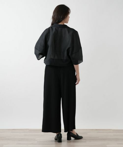 Leilian PLUS HOUSE / レリアンプラスハウス テーラードジャケット | 【店舗人気】シアーショートジャケット【NEMIKA】 | 詳細3