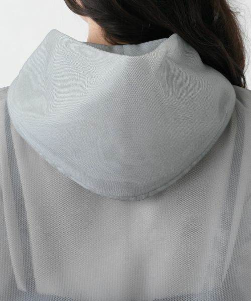 Leilian PLUS HOUSE / レリアンプラスハウス テーラードジャケット | シアーフードジップベスト【NEMIKA】 | 詳細11