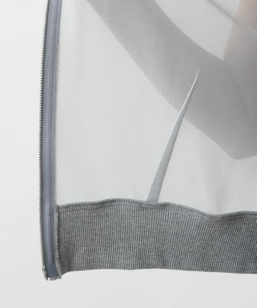 Leilian PLUS HOUSE / レリアンプラスハウス テーラードジャケット | シアーフードジップベスト【NEMIKA】 | 詳細15