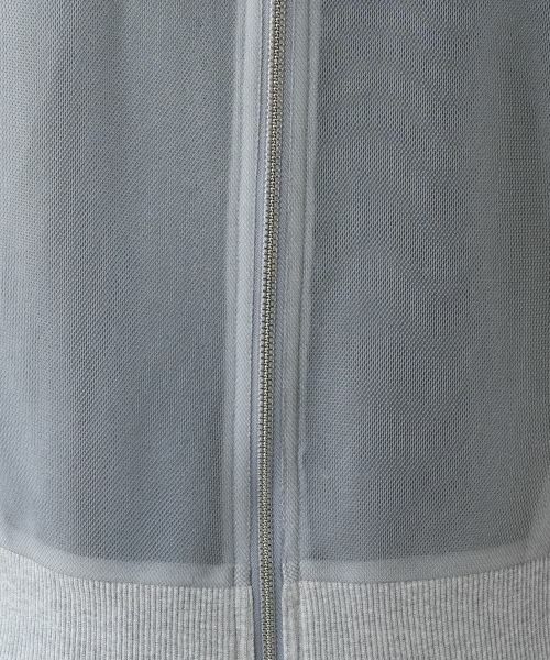 Leilian PLUS HOUSE / レリアンプラスハウス テーラードジャケット | シアーフードジップベスト【NEMIKA】 | 詳細16