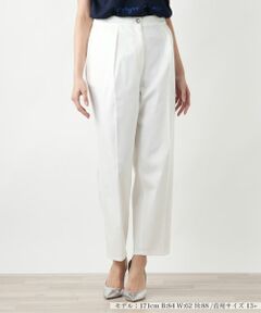 大きいサイズ！レリアンプラスハウス　ストレッチホワイトパンツ 店舗人気】ストレッチパンツ|レリアン プラスハウス | レリアン
