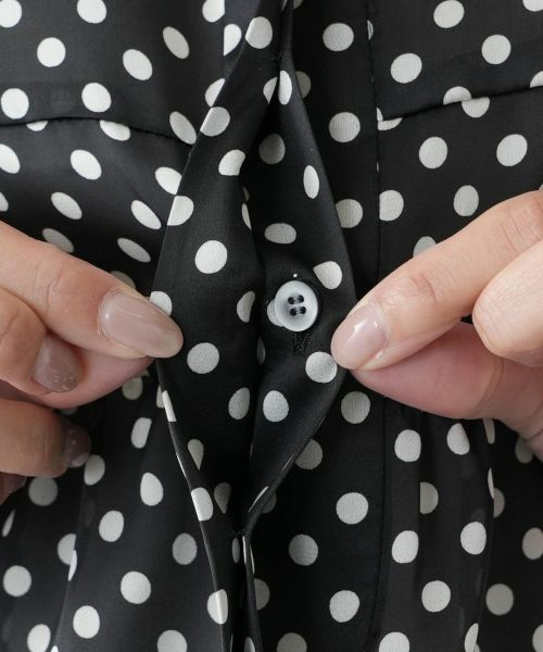 Leilian PLUS HOUSE / レリアンプラスハウス シャツ・ブラウス | ドットティアードブラウス【NEMIKA】 | 詳細12