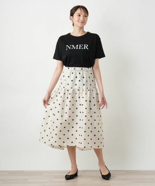 Leilian PLUS HOUSE / レリアンプラスハウス ミニ・ひざ丈スカート | 【店舗人気】ドットフレアスカート【NEMIKA】 | 詳細11