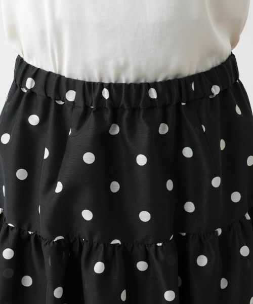 Leilian PLUS HOUSE / レリアンプラスハウス ミニ・ひざ丈スカート | 【店舗人気】ドットフレアスカート【NEMIKA】 | 詳細7