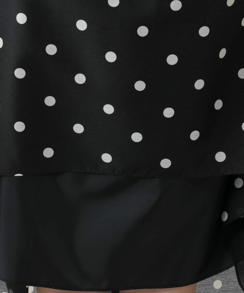 Leilian PLUS HOUSE / レリアンプラスハウス ミニ・ひざ丈スカート | 【店舗人気】ドットフレアスカート【NEMIKA】 | 詳細9