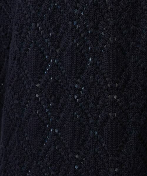 Leilian PLUS HOUSE / レリアンプラスハウス カーディガン・ボレロ | 透かし編みロングカーディガン | 詳細16