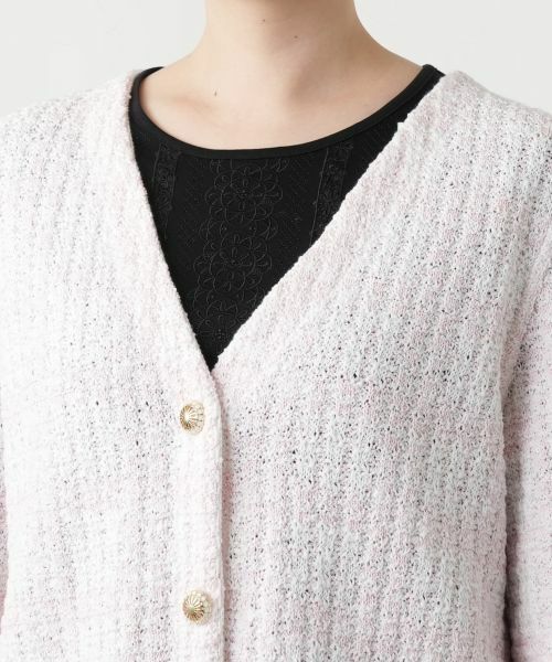 Leilian PLUS HOUSE / レリアンプラスハウス テーラードジャケット | 【店舗人気】Vネックニットジャケット | 詳細10