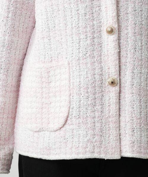 Leilian PLUS HOUSE / レリアンプラスハウス テーラードジャケット | 【店舗人気】Vネックニットジャケット | 詳細16