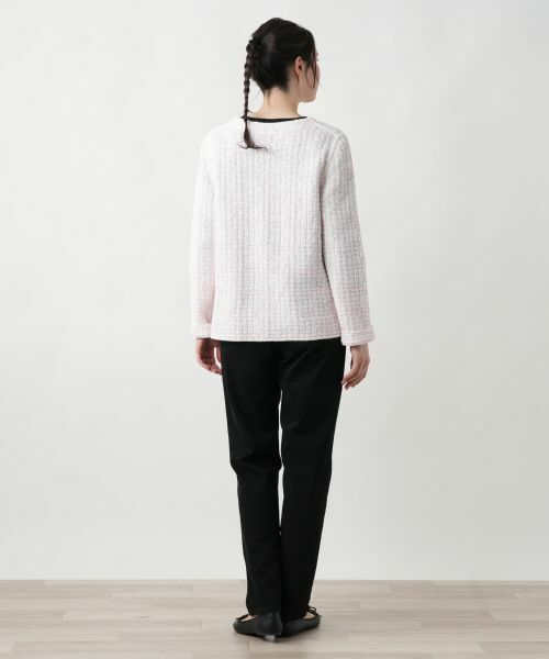 Leilian PLUS HOUSE / レリアンプラスハウス テーラードジャケット | 【店舗人気】Vネックニットジャケット | 詳細6