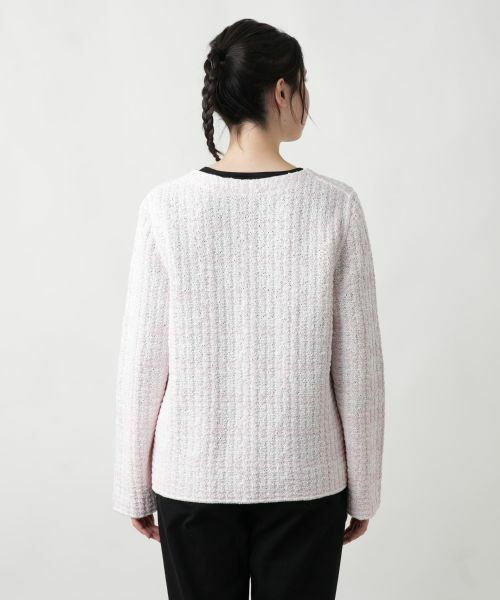 Leilian PLUS HOUSE / レリアンプラスハウス テーラードジャケット | 【店舗人気】Vネックニットジャケット | 詳細9