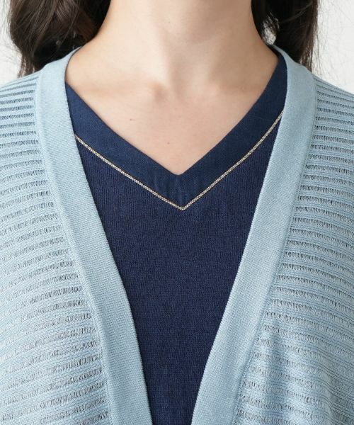 Leilian PLUS HOUSE / レリアンプラスハウス テーラードジャケット | ニットカーディガン【LE TRICOT PERUGIA】 | 詳細10