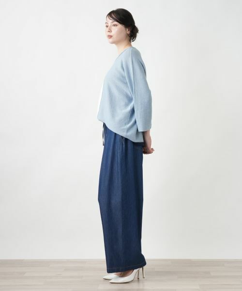 Leilian PLUS HOUSE / レリアンプラスハウス ニット・セーター | 配色Vネックニット【LE TRICOT PERUGIA】 | 詳細8