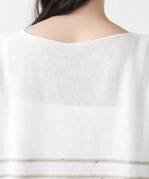 Leilian PLUS HOUSE / レリアンプラスハウス ニット・セーター | 【店舗人気】ボーダーVネックニット【LE TRICOT PERUGIA】 | 詳細11