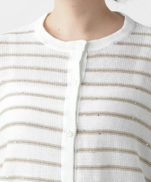 Leilian PLUS HOUSE / レリアンプラスハウス カーディガン・ボレロ | 【店舗人気】ボーダークルーネックカーディガン【LE TRICOT PERUGIA】 | 詳細10