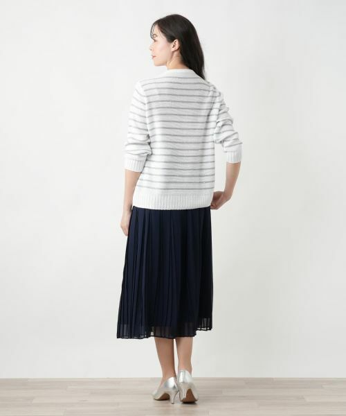 Leilian PLUS HOUSE / レリアンプラスハウス カーディガン・ボレロ | 【店舗人気】ボーダークルーネックカーディガン【LE TRICOT PERUGIA】 | 詳細3