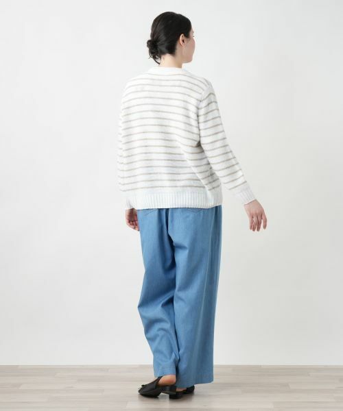 Leilian PLUS HOUSE / レリアンプラスハウス カーディガン・ボレロ | 【店舗人気】ボーダークルーネックカーディガン【LE TRICOT PERUGIA】 | 詳細6