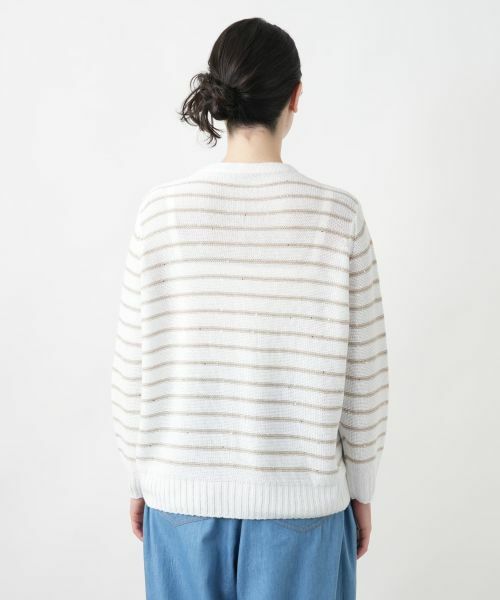 Leilian PLUS HOUSE / レリアンプラスハウス カーディガン・ボレロ | 【店舗人気】ボーダークルーネックカーディガン【LE TRICOT PERUGIA】 | 詳細9