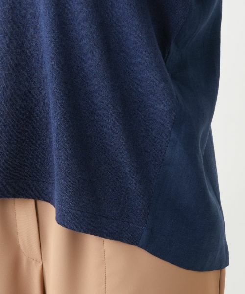 Leilian PLUS HOUSE / レリアンプラスハウス ニット・セーター | 【店舗人気】切替Vネックニット【LE TRICOT PERUGIA】 | 詳細10