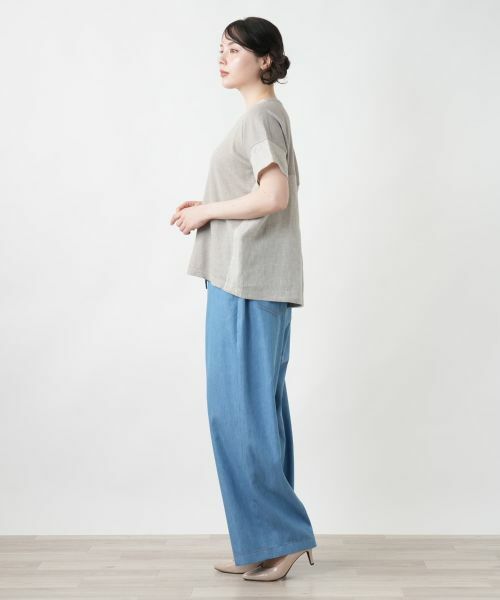 Leilian PLUS HOUSE / レリアンプラスハウス ニット・セーター | 【店舗人気】切替Vネックニット【LE TRICOT PERUGIA】 | 詳細13