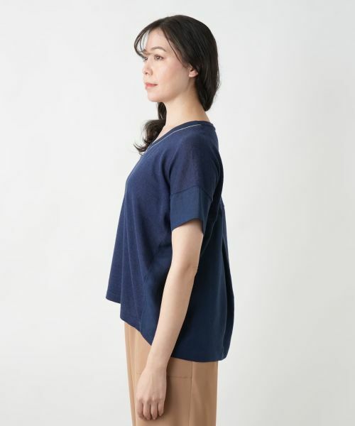 Leilian PLUS HOUSE / レリアンプラスハウス ニット・セーター | 【店舗人気】切替Vネックニット【LE TRICOT PERUGIA】 | 詳細5