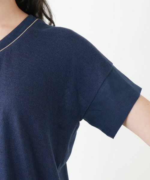 Leilian PLUS HOUSE / レリアンプラスハウス ニット・セーター | 【店舗人気】切替Vネックニット【LE TRICOT PERUGIA】 | 詳細9