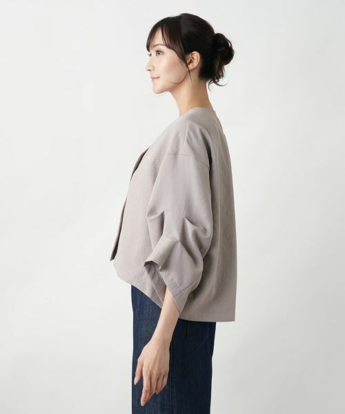 Leilian PLUS HOUSE / レリアンプラスハウス テーラードジャケット | ノーカラージャケット【NEMIKA】 | 詳細11