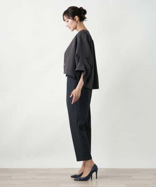 Leilian PLUS HOUSE / レリアンプラスハウス テーラードジャケット | ノーカラージャケット【NEMIKA】 | 詳細2