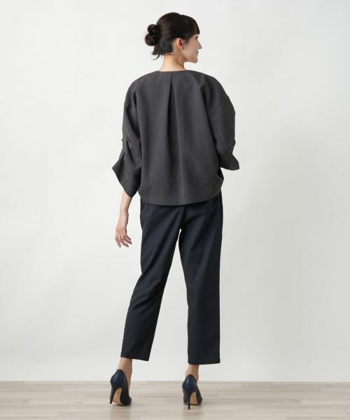 Leilian PLUS HOUSE / レリアンプラスハウス テーラードジャケット | ノーカラージャケット【NEMIKA】 | 詳細3