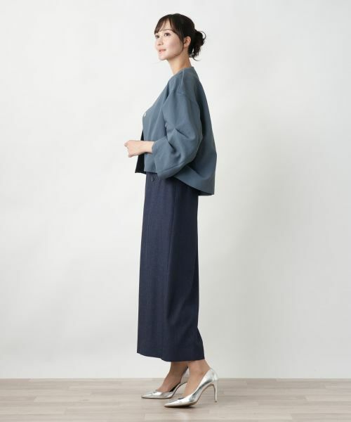 Leilian PLUS HOUSE / レリアンプラスハウス テーラードジャケット | ノーカラージャケット【NEMIKA】 | 詳細5