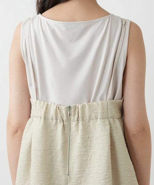 Leilian PLUS HOUSE / レリアンプラスハウス ロング・マキシ丈ワンピース | 【店舗人気】シアー切替キャミワンピース【NEMIKA】 | 詳細11